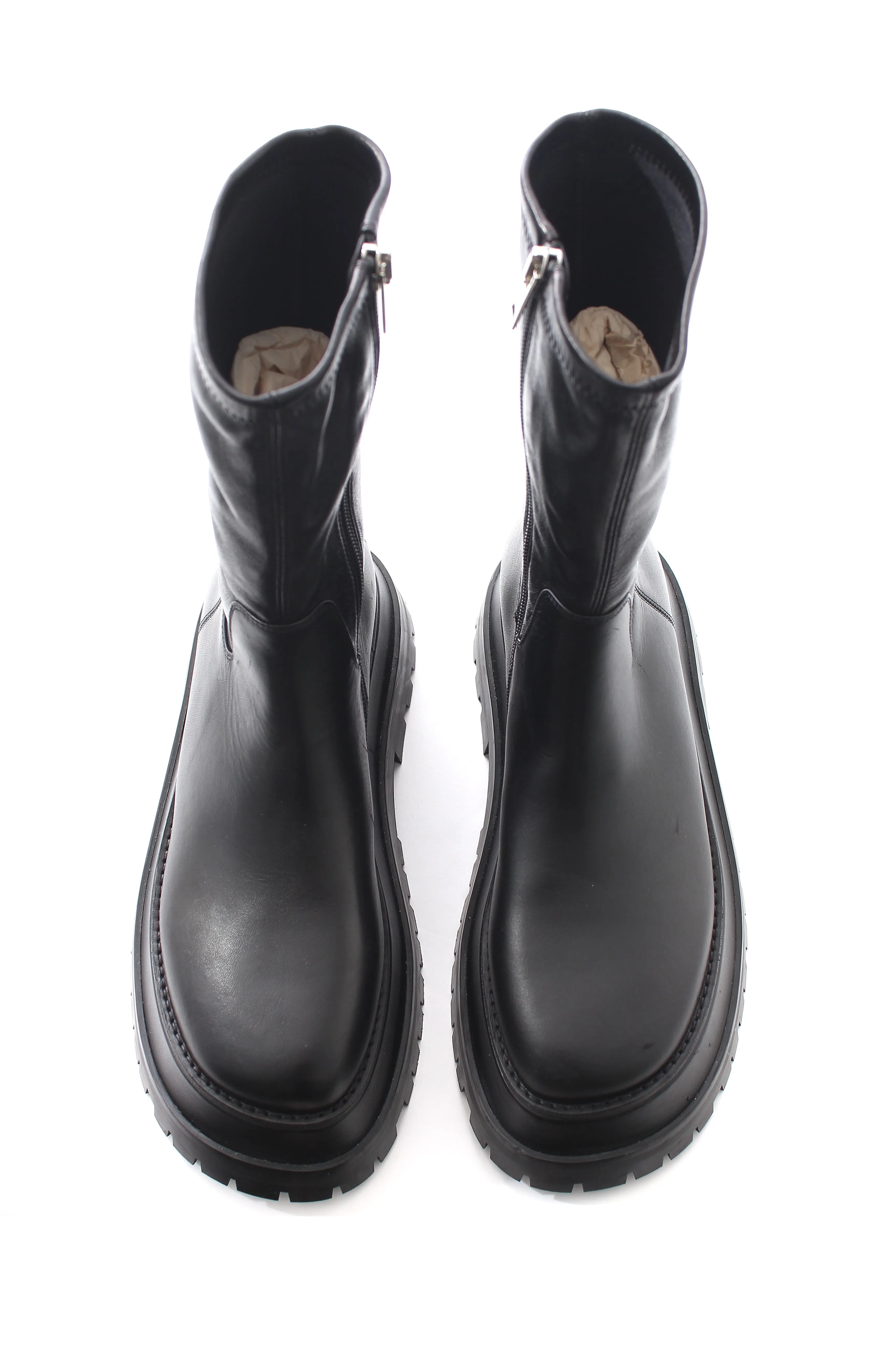 Burberry 'Hurr' Stretch-Leather Ankle Boots