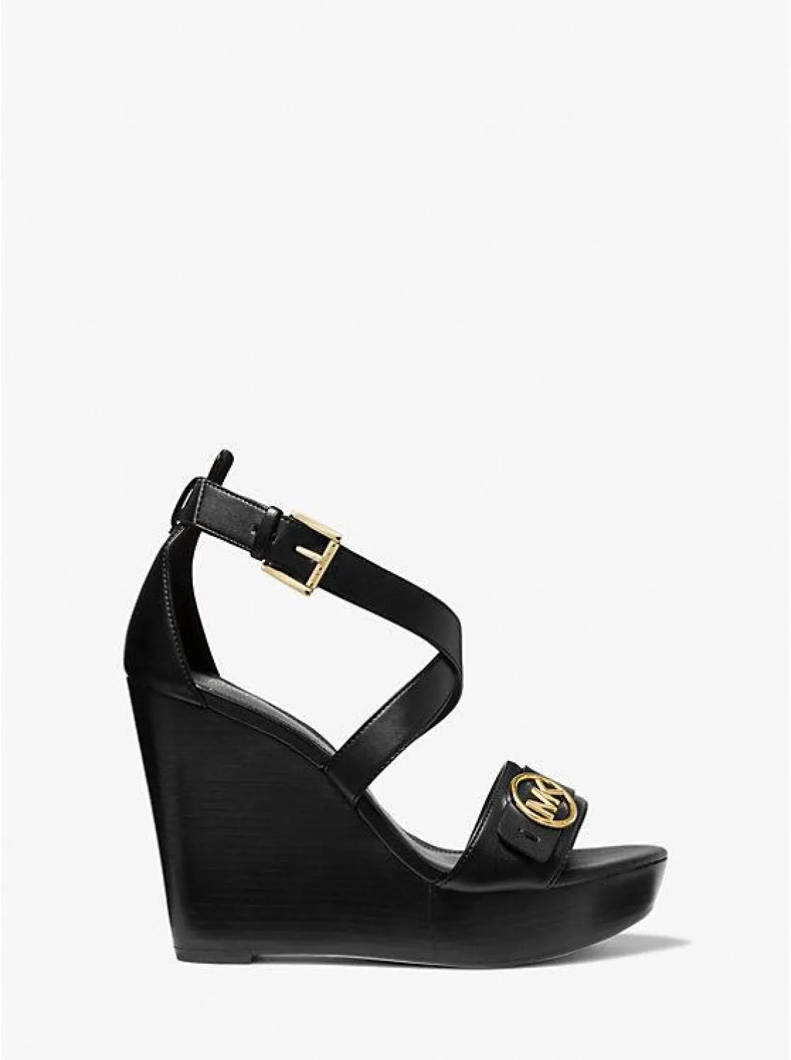 Carmen Faux Leather Wedge Sandal