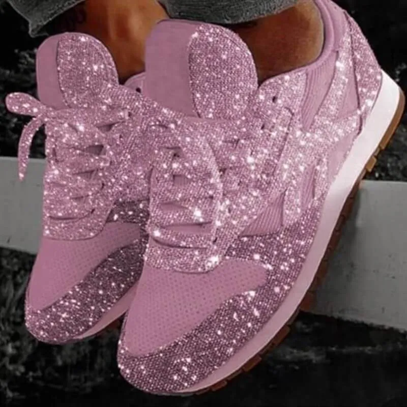 Casual Sportswear Breathable Sequin Sneakers