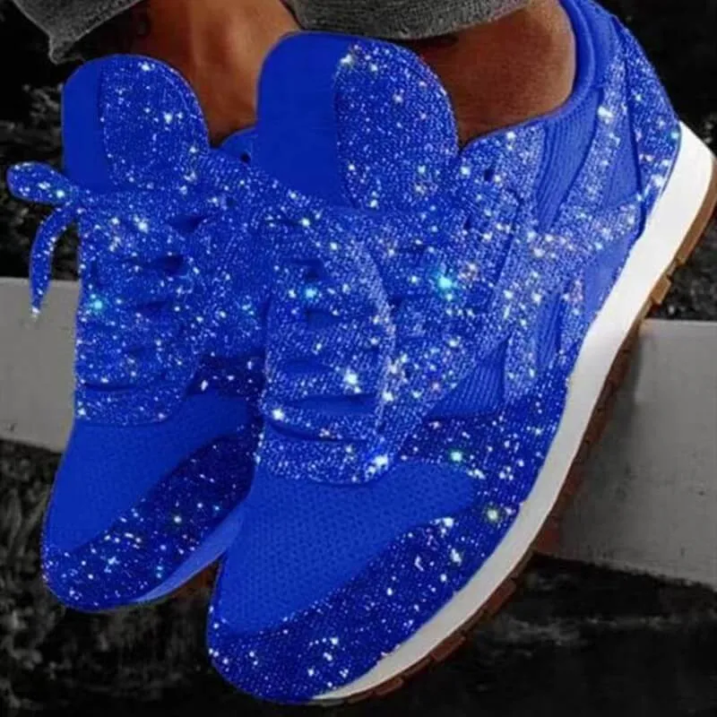 Casual Sportswear Breathable Sequin Sneakers