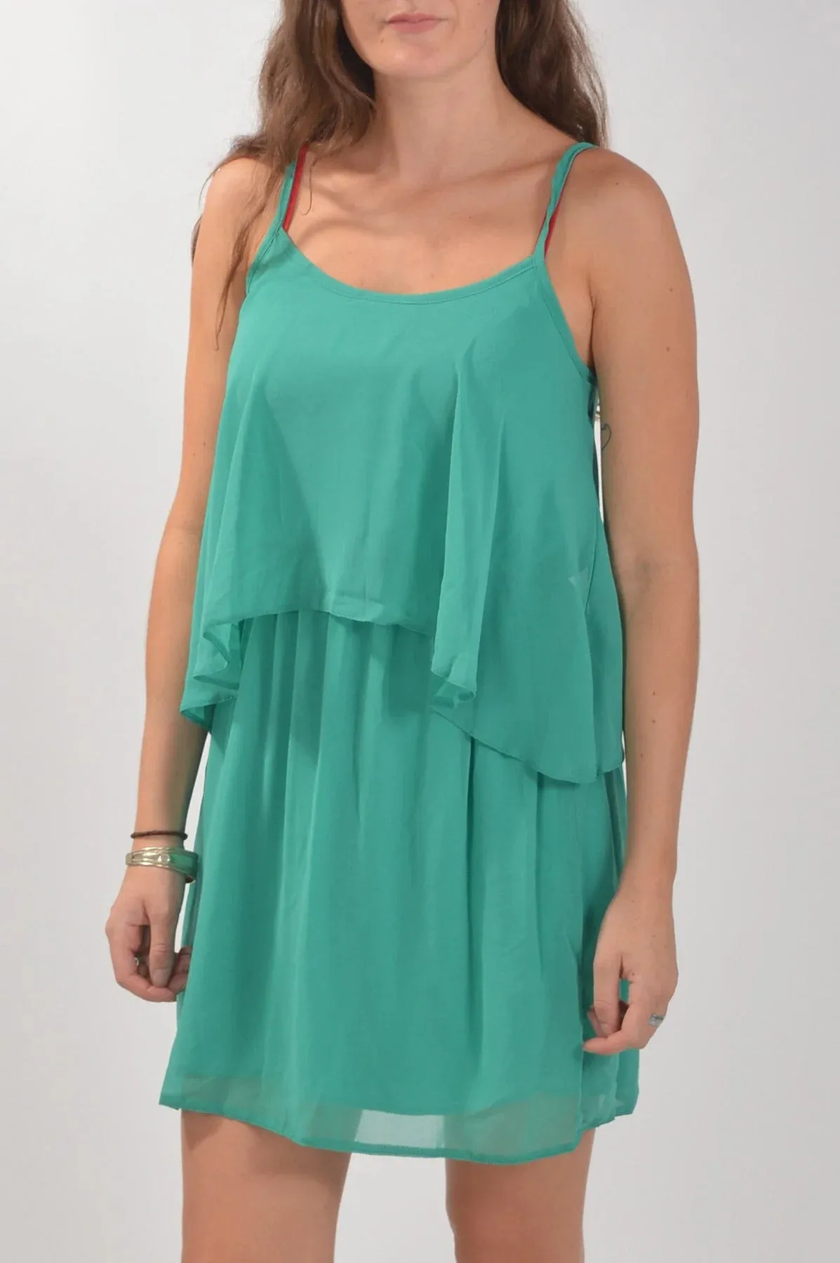 Chiffon Layered Strappy Dress