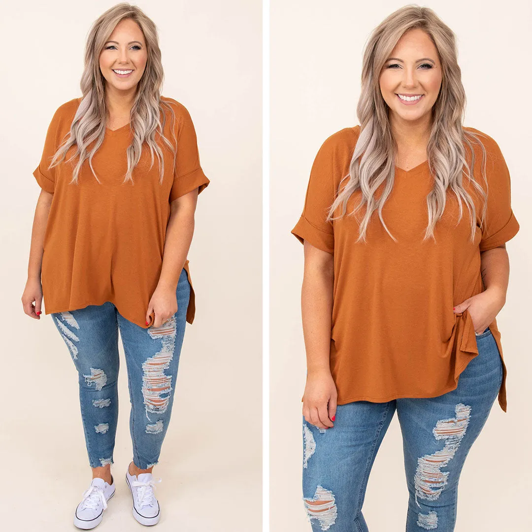 Comfy Travels Top, Almond