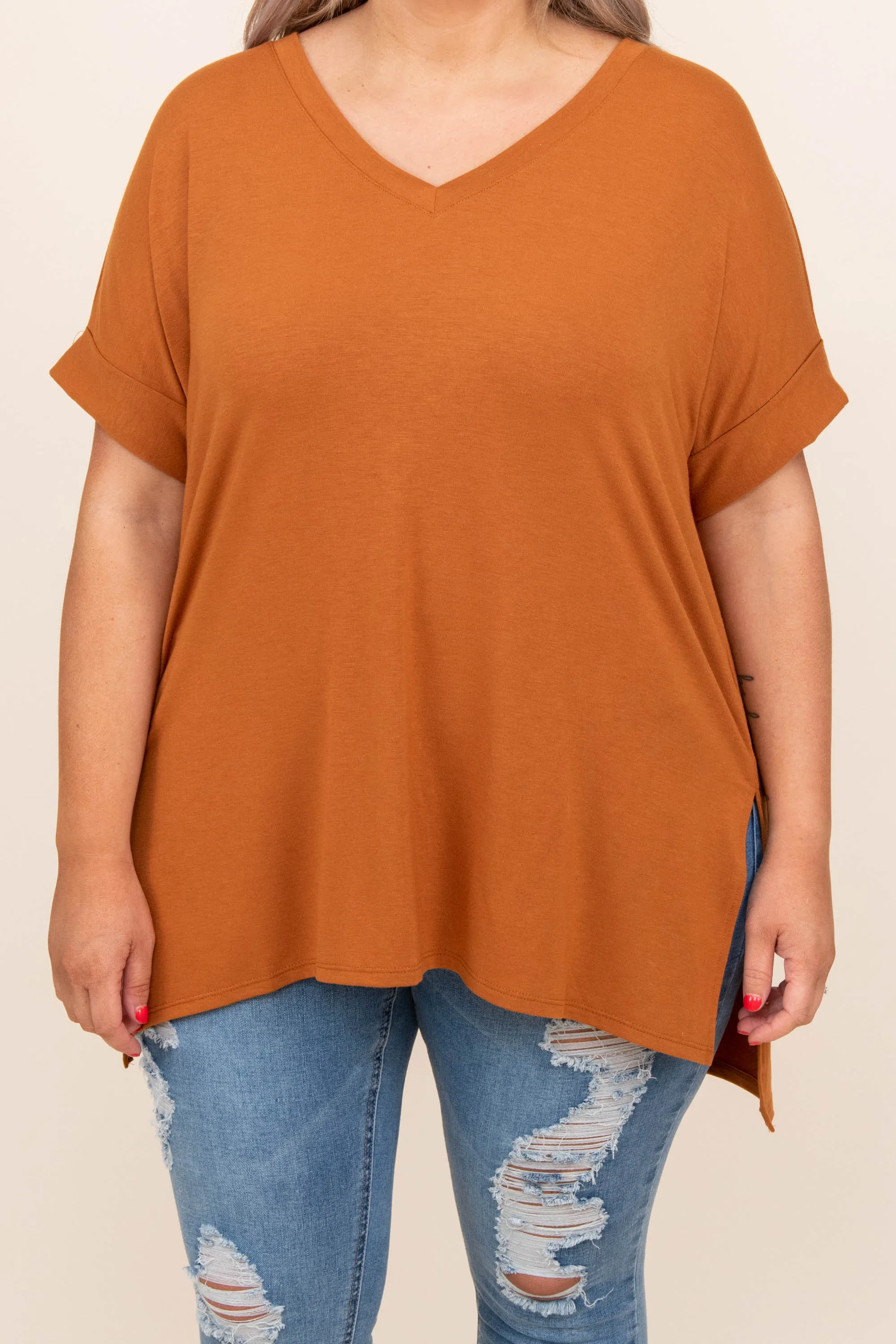 Comfy Travels Top, Almond