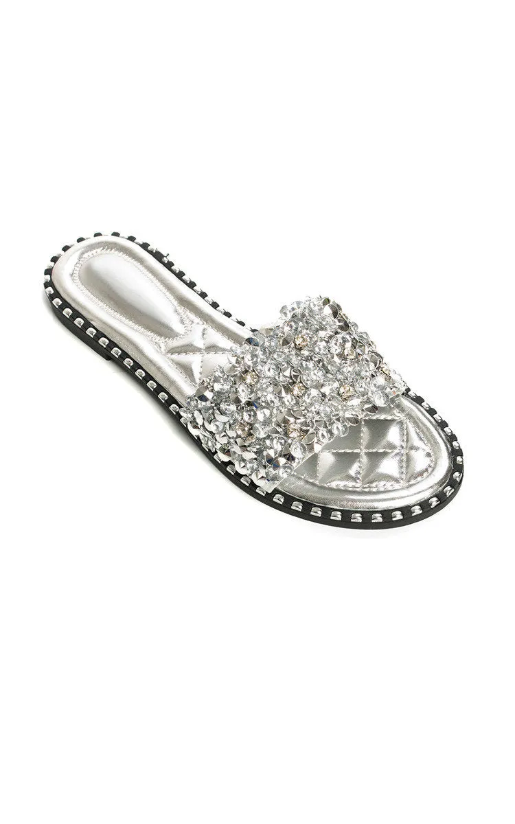 Embellished Open Toe Sandals