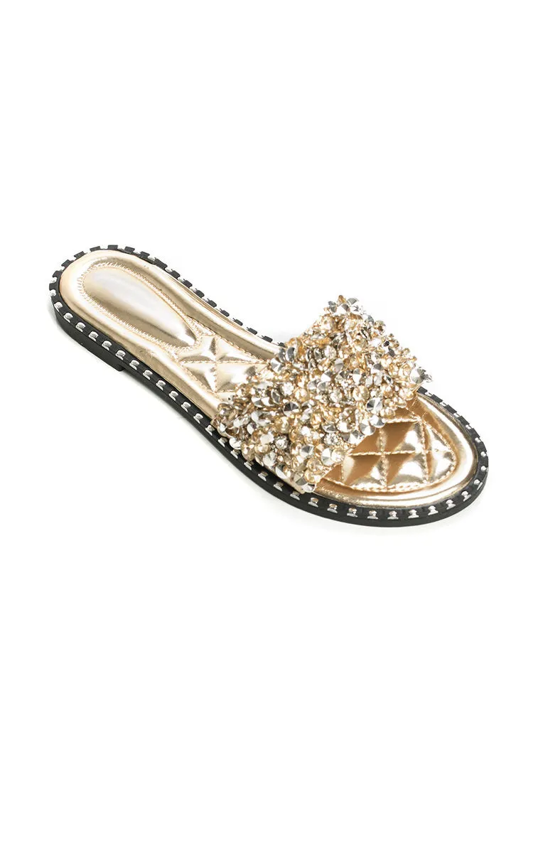 Embellished Open Toe Sandals