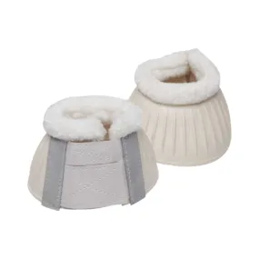 Fleece Bell Boots White