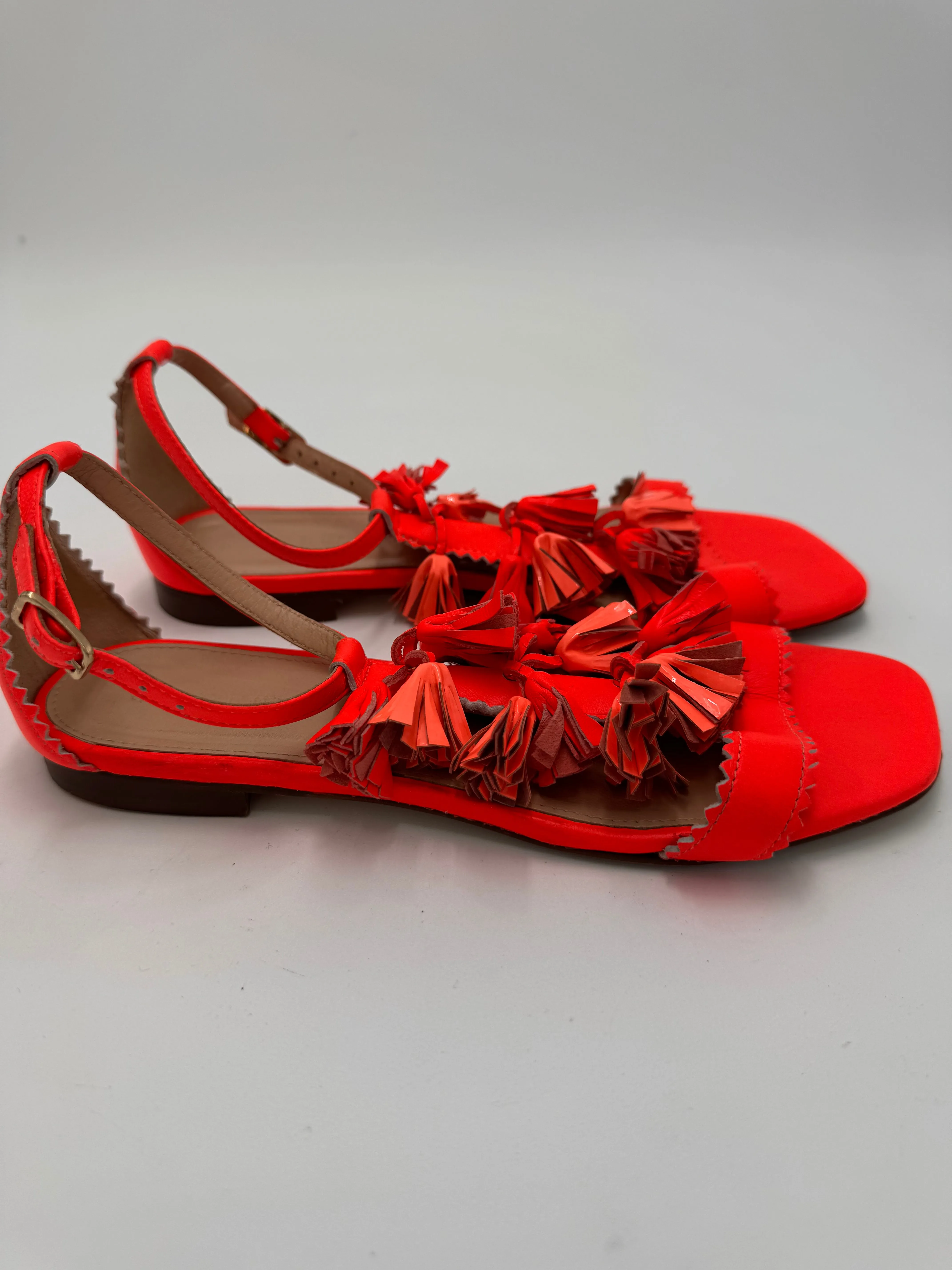 J. CREW tassel sandals size 6.5