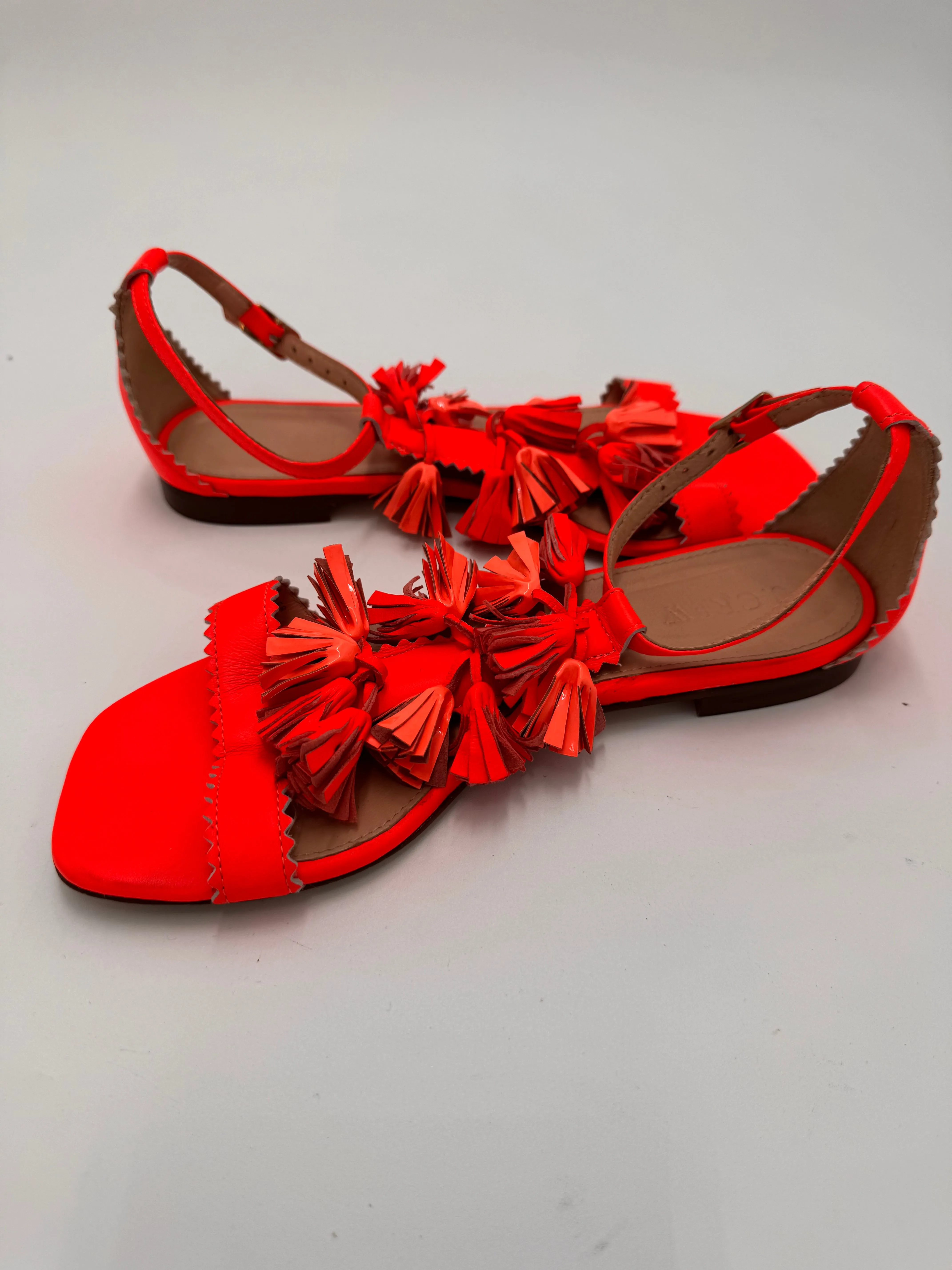 J. CREW tassel sandals size 6.5