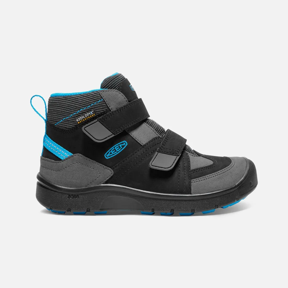 Keen Black/Blue Jewel Hikeport Mid Hiking Shoe