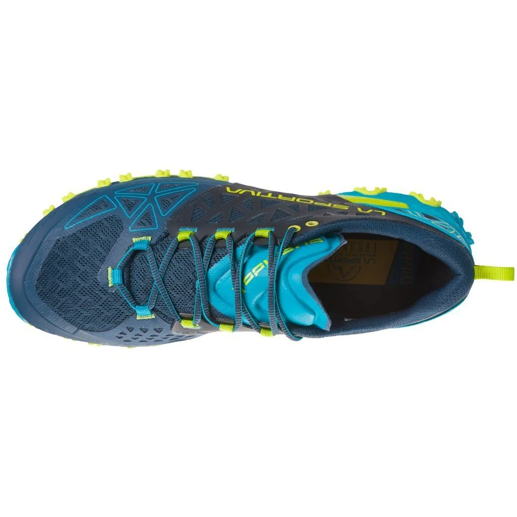 La Sportiva Bushido II Mens Trail Running Shoe - Opal/Apple Green