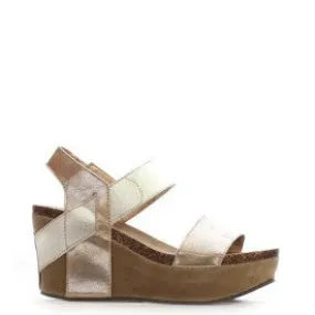 Pierre Dumas Girl's Chic-3 Wedge Sandal - Gold 42553-207