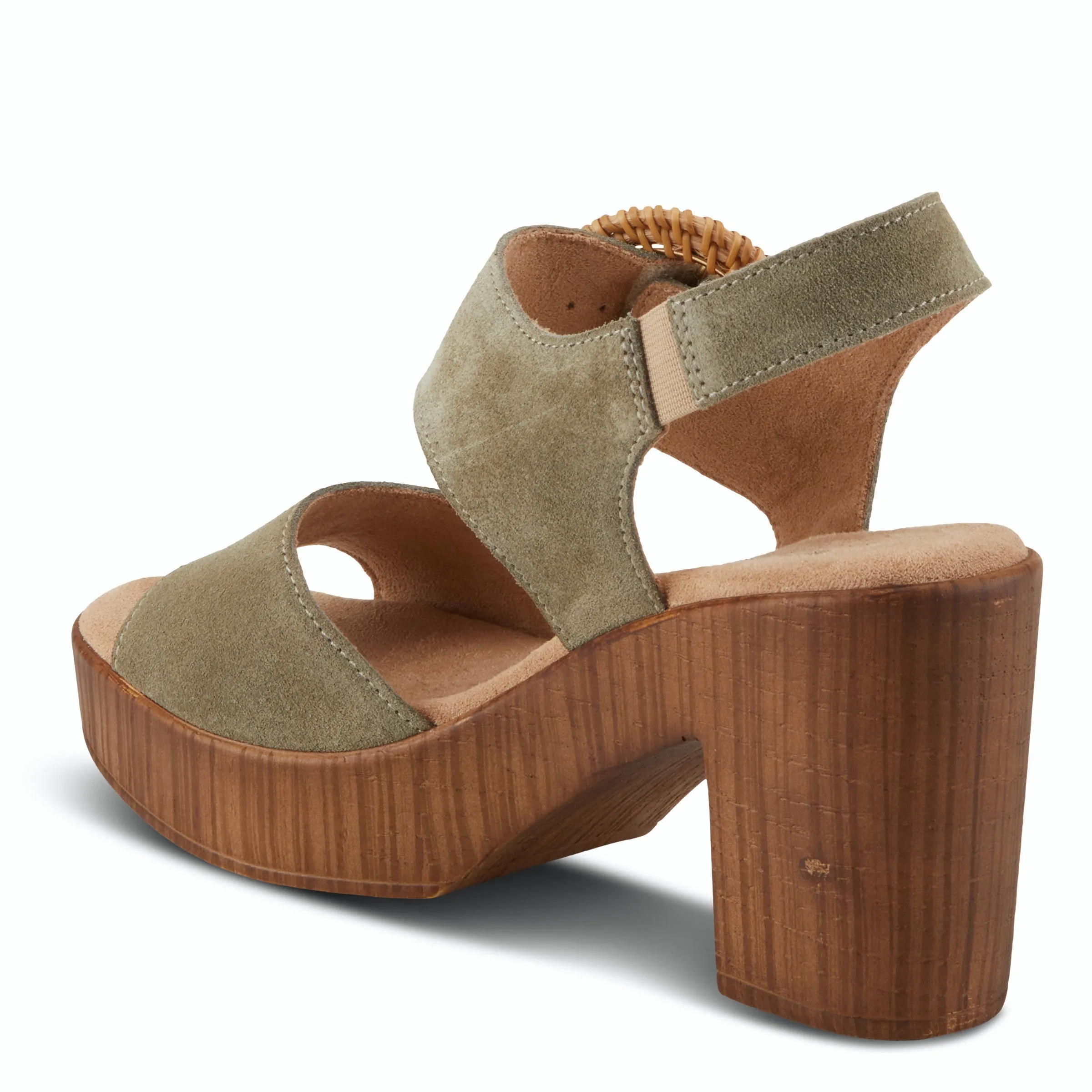 Spring Step GAMONA Leather Platform Sandal Shoe