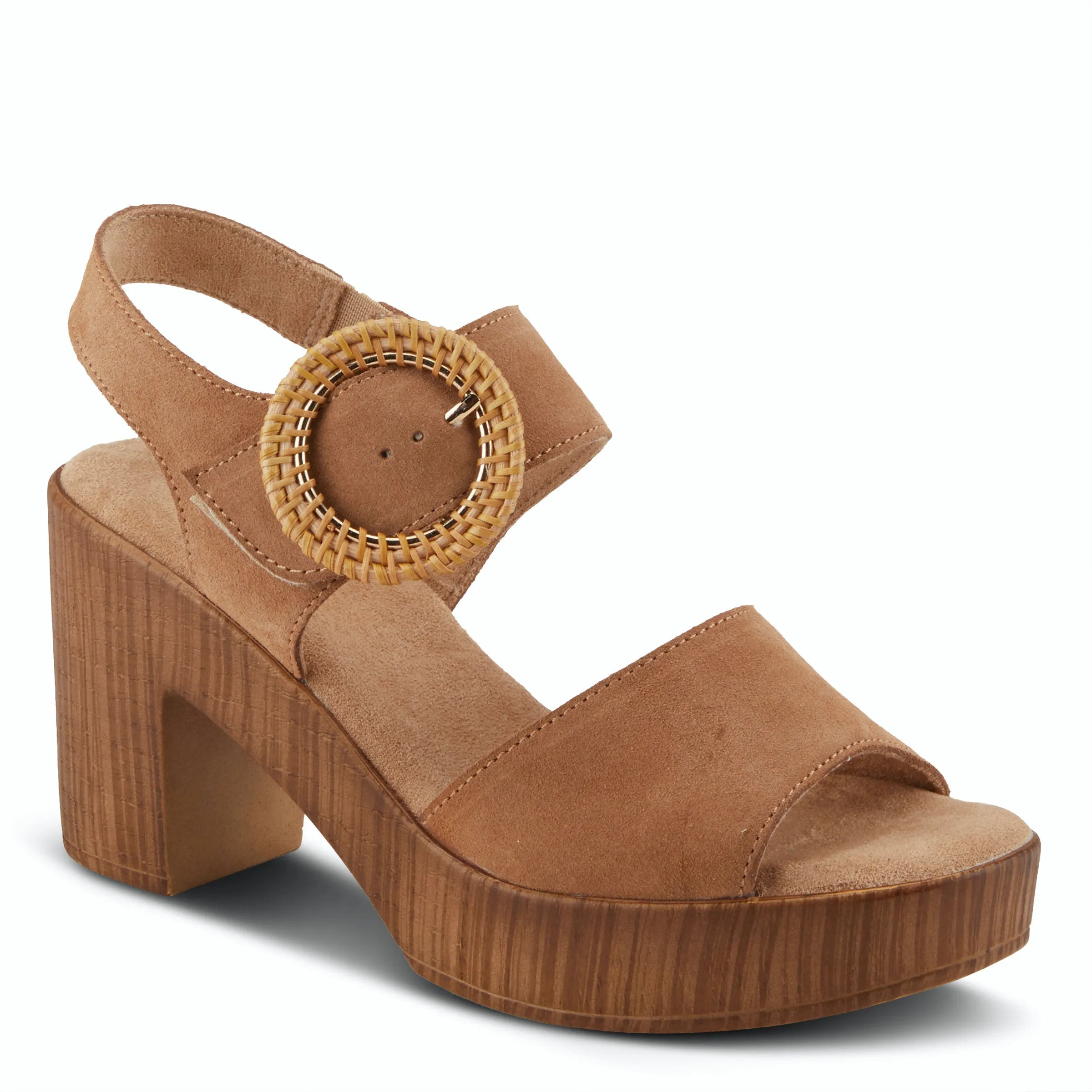 Spring Step GAMONA Leather Platform Sandal Shoe