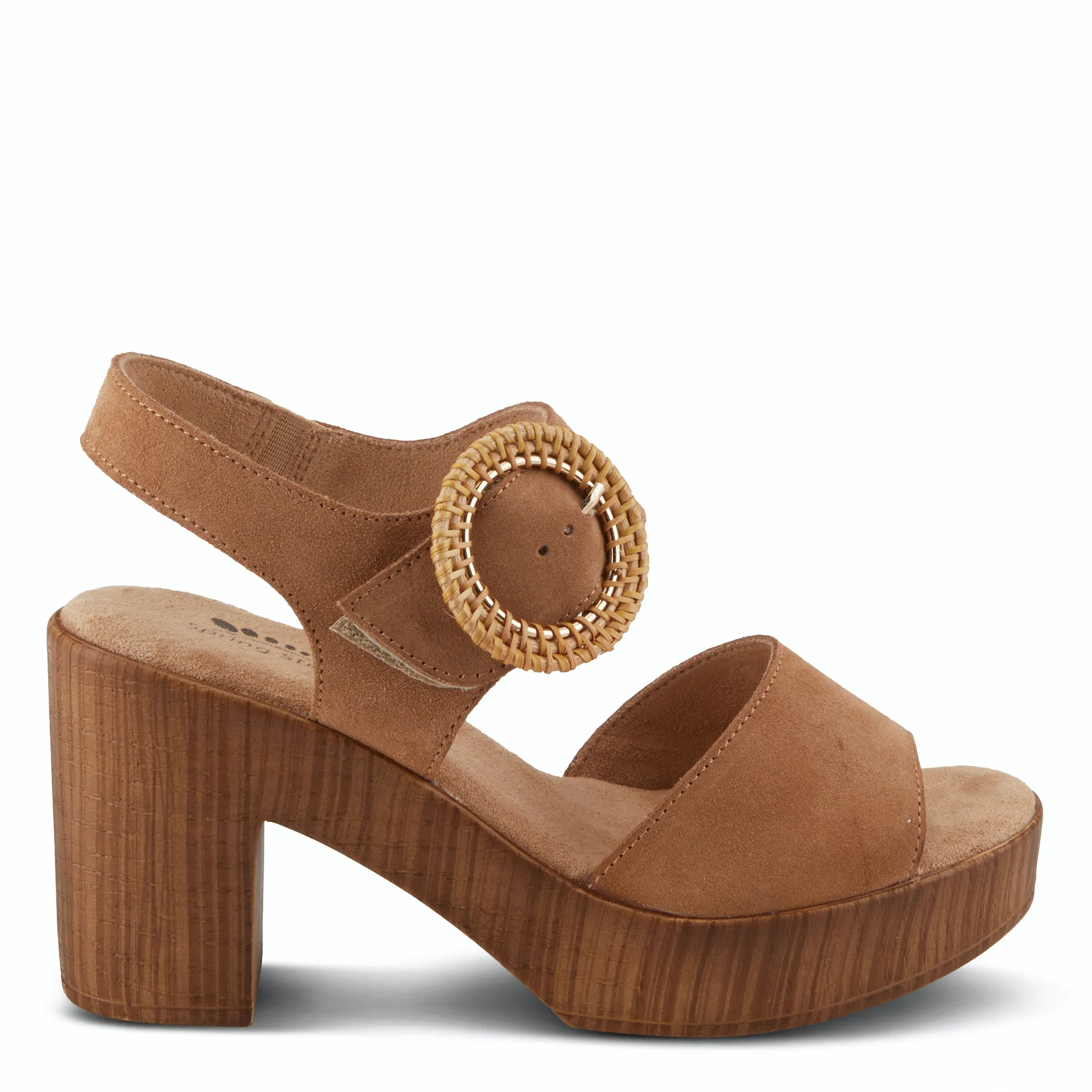 Spring Step GAMONA Leather Platform Sandal Shoe