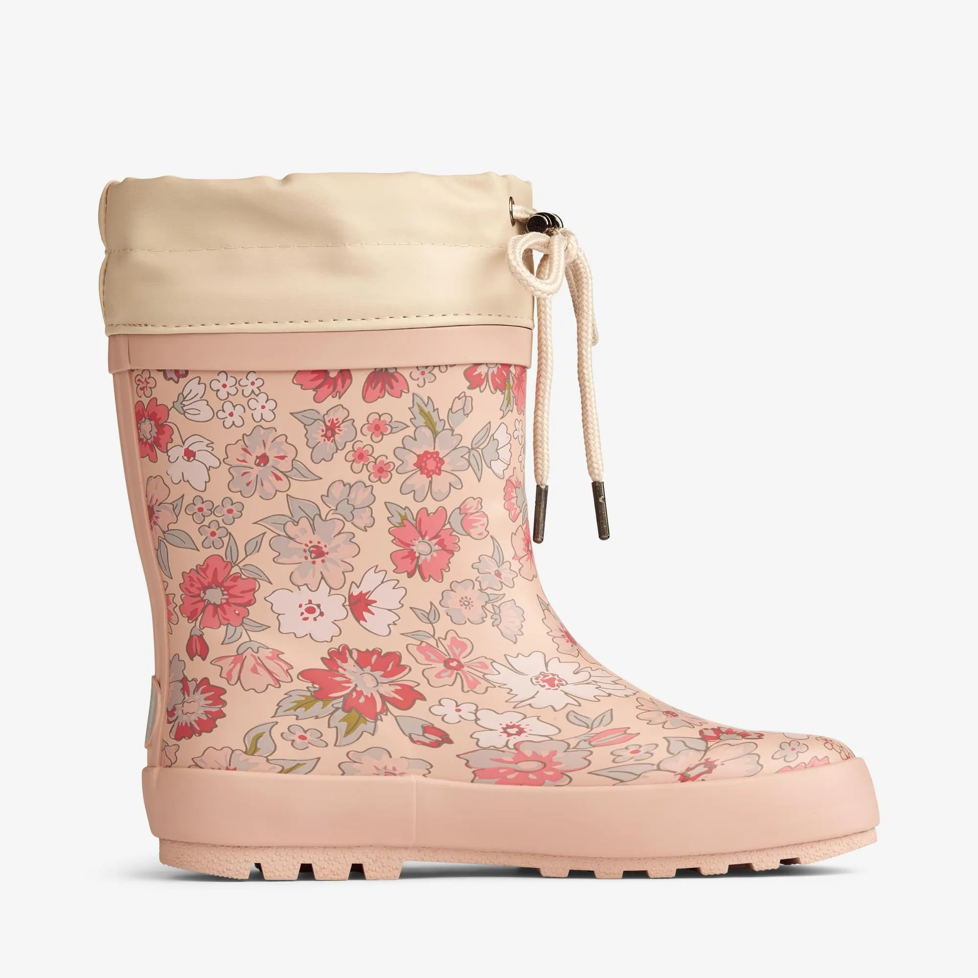 Thermo Rubber Boot Print - rose dust flowers