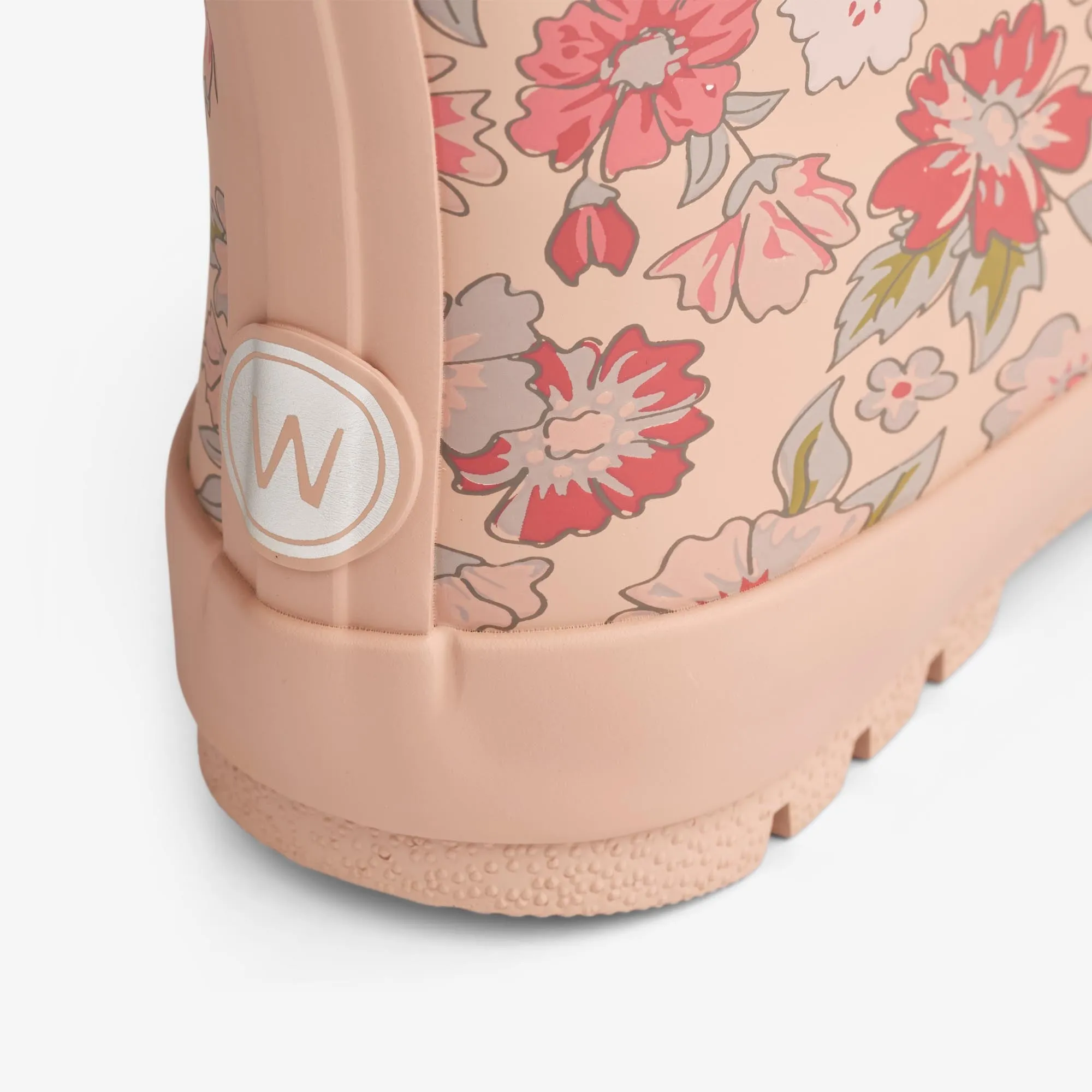 Thermo Rubber Boot Print - rose dust flowers