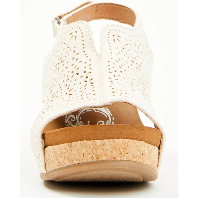 Very G Women's Free Fly 3 Wedge Sandal - Cream VGWS0074-290