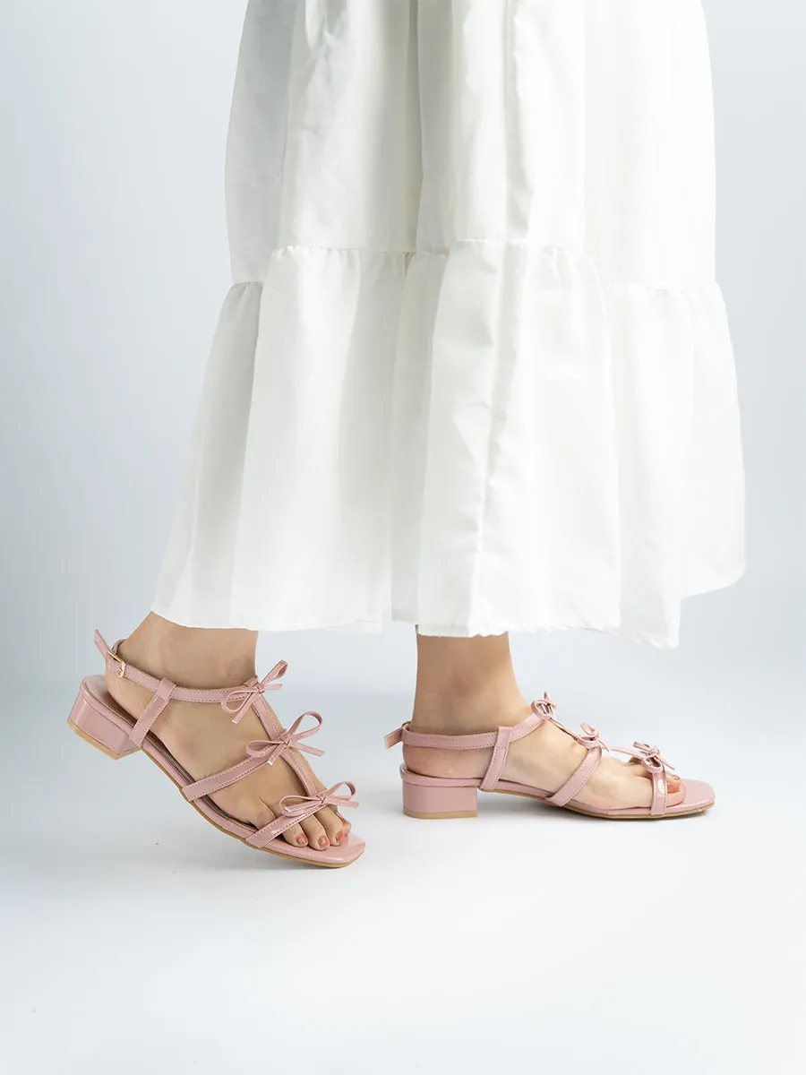 Viola Triple Ribbon Sandals