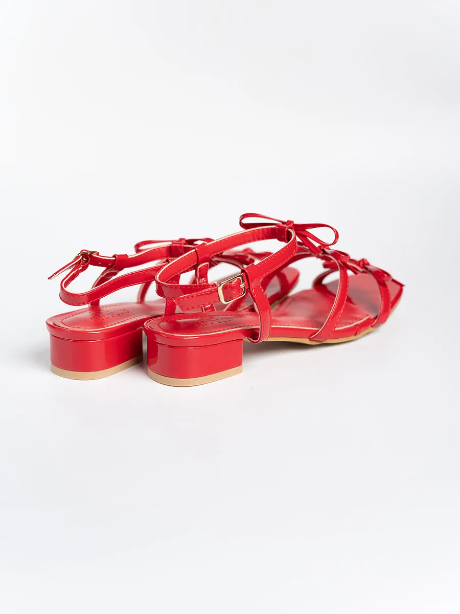 Viola Triple Ribbon Sandals