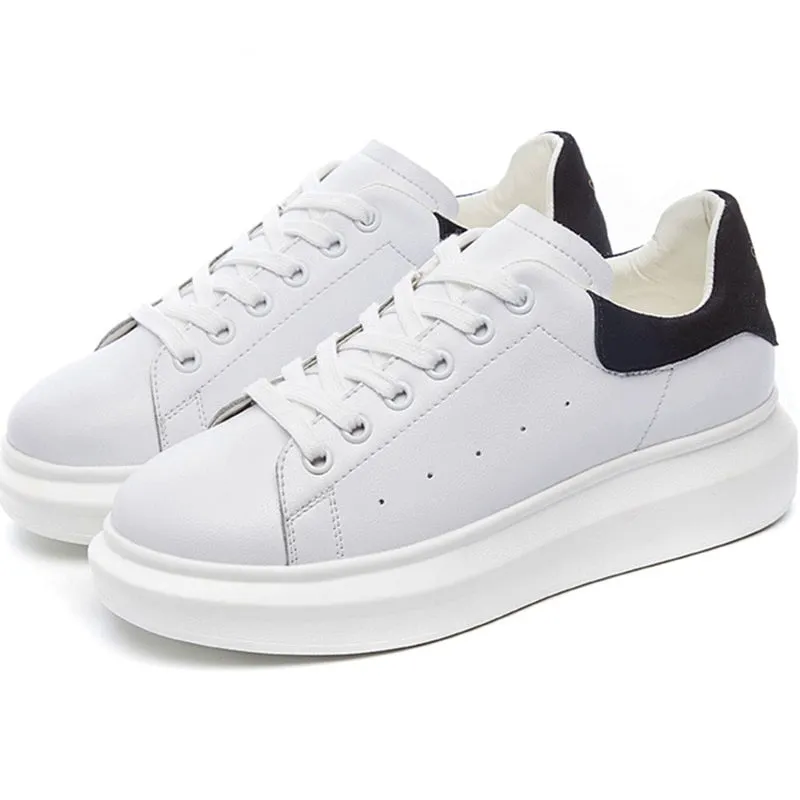 Women's Spring Casual Leather Breathable Sneakers