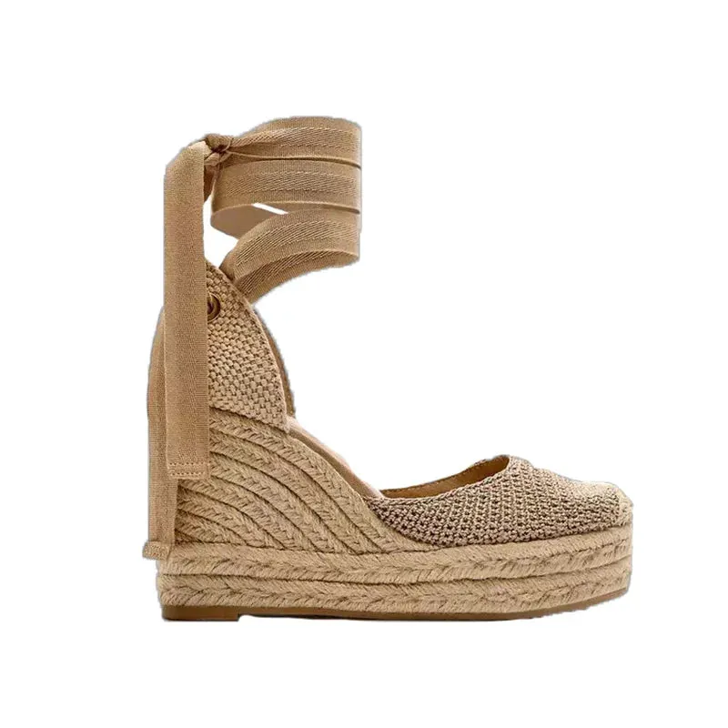 Women's Woven Wedge Heel Sandals